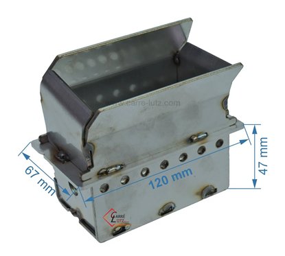 704371  Pot bruleur ou creuset de foyer pour poele a granulé Eva Calor 61,50 €