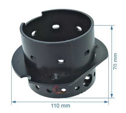 704372  Pot bruleur ou creuset de foyer pour poele a granulé Eva Calor 45,00 €