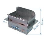 704402  Pot bruleur ou creuset de foyer pour poele a granulé Eva Calor 52,50 €