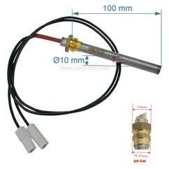 70390008  Résistance 190W 10 mm longueur 100mm de poêle à pellet 51,00 €