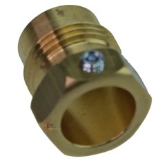 543112  Raccord 3/8 gaz avec vis de fixation pour bougie de pôele à granulés 9,00 €