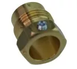 543112  Raccord 3/8 gaz avec vis de fixation pour bougie de pôele à granulés 9,00 €