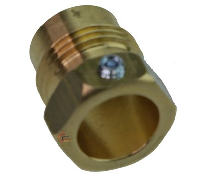 543112  Raccord 3/8 gaz avec vis de fixation pour bougie de pôele à granulés 9,00 €