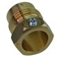 Raccord 3/8 gaz avec vis de fixation pour bougie de pôele à granulés