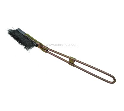 Brosse Acier de nettoyage pour poêle à pellets