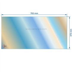 00223  Vitre réfractaire Vitrocéramique 763x375 mm AX126284A Invicta 149,40 €