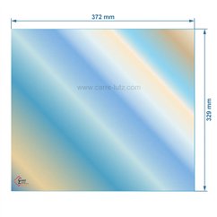 00225  AX686191A - Vitre réfractaire Vitrocéramique 372x329 mm Invicta 65,30 €