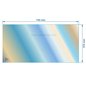 Verre réfractaire Vitrocéramique 740x370 compatible avec Invicta - AX611044