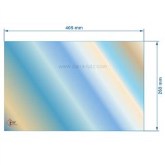 00255  Verre réfractaire Vitrocéramique 405x260 compatible avec Invicta - AX606121A 44,50 €