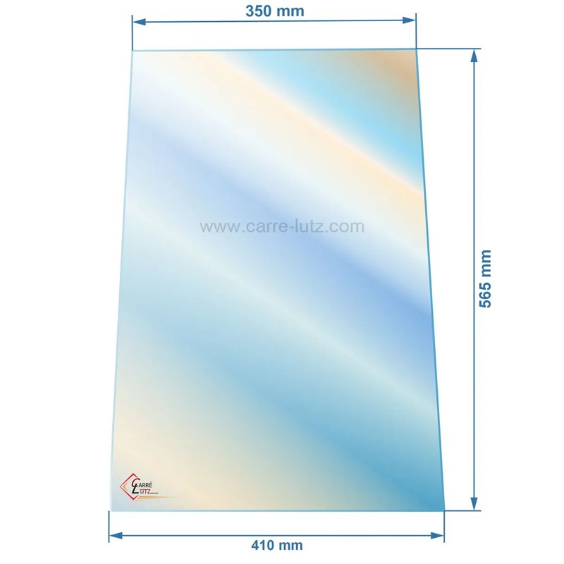 00262  verre réfractaire Vitrocéramique 565x410/350 AX605644A Invicta Chamane 139,30 €