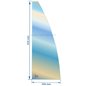 Verre réfractaire Vitrocéramique 610x224 cintré compatible avec Invicta Pow-Wow - AX615244A