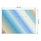 Verre réfractaire Vitrocéramique 495x350 de poêle compatible avec Invicta Siam - AX116660