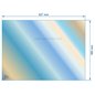 Verre réfractaire Vitrocéramique 527x380 de poêle compatible avec Invicta Modena - AX606174