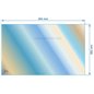 AX606172A - verre réfractaire Vitrocéramique 464x382 AX606172A de poêle  Invicta Sedan L