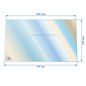 Verre réfractaire Vitrocéramique 557/534x319 mm de poêle compatible avec Invicta Luna - AX618244