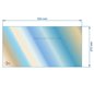 Verre réfractaire Vitrocéramique 533x273 mm de poêle compatible avec Invicta serie Cossu - AX676183