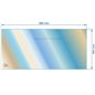 Verre réfractaire Vitrocéramique 986x464 mm de poêle compatible avec Invicta 1100 GV - AX126811A