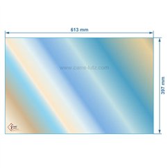 00284  Verre réfractaire Vitrocéramique 613x397 mm compatible avec Invicta - AX116470 98,40 €