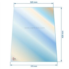 00288  AX605344B - verre réfractaire Vitrocéramique 429x370/325 mm Invicta Aratos 109,10 €