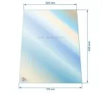 00288  AX605344B - verre réfractaire Vitrocéramique 429x370/325 mm Invicta Aratos 109,10 €