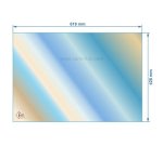 00290  AX826471A - verre réfractaire Vitrocéramique 619x428 mm non sérigraphiée Invicta 167,60 €