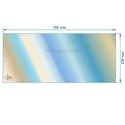 AX186520 - verre réfractaire Vitrocéramique 760x330 mm Invicta