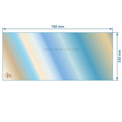 00293 AX186520 - verre réfractaire Vitrocéramique 760x330 mm Invicta 122,50 €