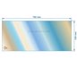 AX186520 - verre réfractaire Vitrocéramique 760x330 mm Invicta