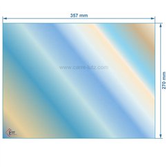 00296  verre réfractaire Vitrocéramique 357x270 mm AX116669A Invicta  49,80 €
