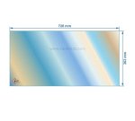 00300  AX216680A - verre réfractaire Vitrocéramique 720x363 mm Invicta  132,50 €