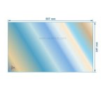 00304  AX226774A - Vitre réfractaire Vitrocéramique 597x347 mm Invicta 99,60 €
