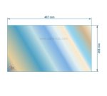 00312  AX677174A - Vitre réfractaire Vitrocéramique 487x269 mm Invicta  68,80 €