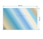 00315  AX976975A - Vitre réfractaire Vitrocéramique 590x370 mm Invicta  118,20 €