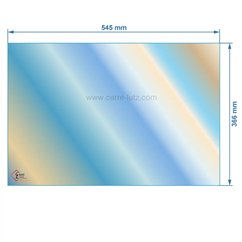 00316 Vitre réfractaire Vitrocéramique 545x366 mm compatible avec Invicta - AX125436A 91,70 €