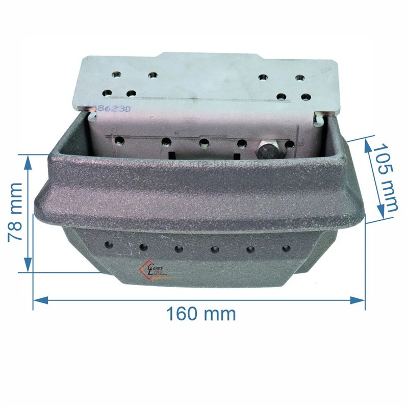 704337  Pot bruleur ou creuset de foyer 009278290 pour poele a granulé Nordica Extraflame 84,00 €