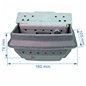 Pot bruleur ou creuset de foyer 009278290 pour poele a granulé Nordica Extraflame