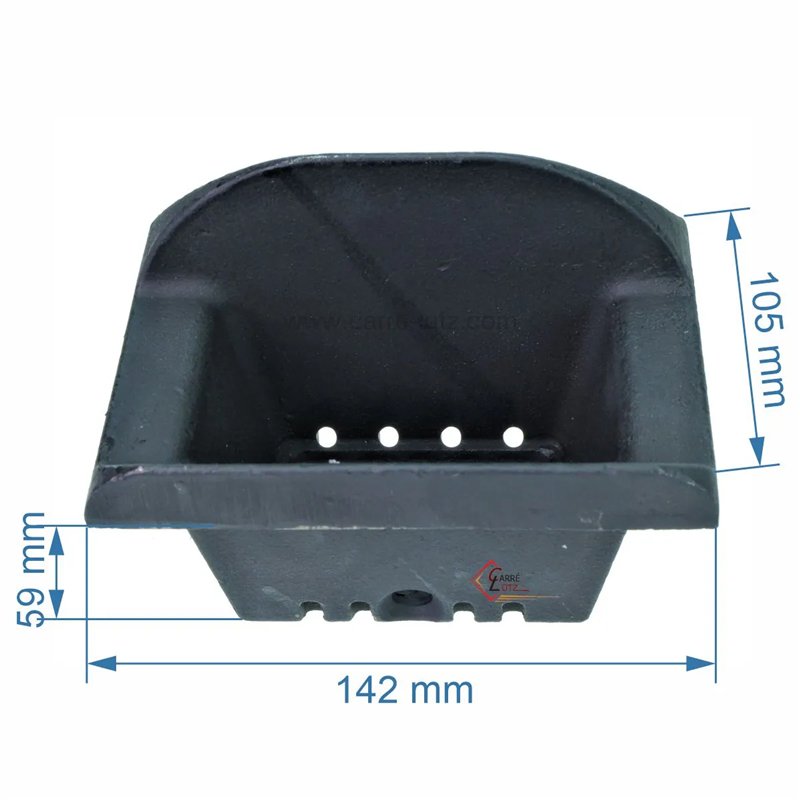 704407  1121107401 - Pot bruleur ou creuset de foyer pour poele a granulé Caminetti Montegrappa 53,70 €