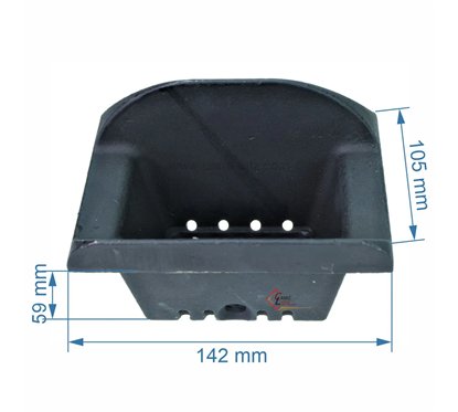 704407 1121107401 - Pot bruleur ou creuset de foyer pour poele a granulé Caminetti Montegrappa 53,70 €