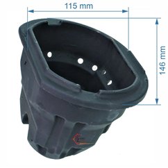 704433  Pot bruleur ou creuset de foyer pour poele a granulé compatible avec Invicta - 1121114101 44,20 €