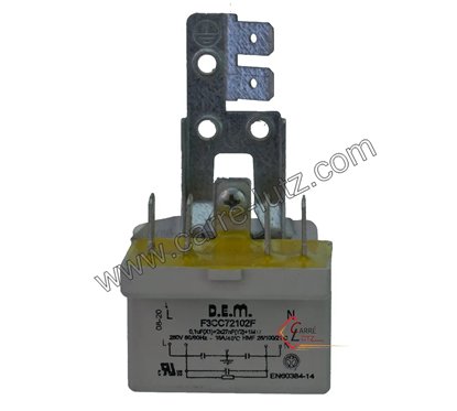 Filtre antiparasite 0,1 mf 2 x 25 pf