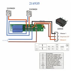 Circuit imprimé regulateur de vitessse pour 23190020