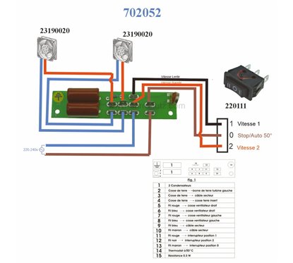 AL000002 - Circuit imprimé pour insert Invicta