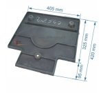 702547  14303366701 - Semelle de boite à fumée de foyer Godin 366701 145,50 €