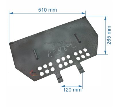 702677  CH692113178 - Deflecteur de foyer Godin 3178 71,70 €