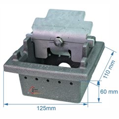 704303  Pot bruleur 3278211 de foyer pour poele a granulé Godin Mercure 109,50 €