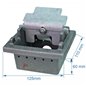 Pot bruleur 3278211 de foyer pour poele a granulé Godin Mercure