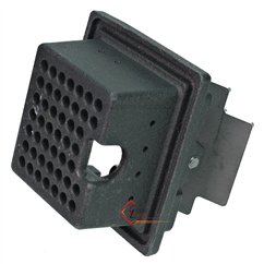 Pot bruleur ou creuset de foyer 003278221 pour poele a granulé Nordica Extraflame