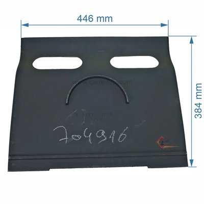 704916  10321376000 - Plaque arrière de convecteur Godin 3760 154,00 €