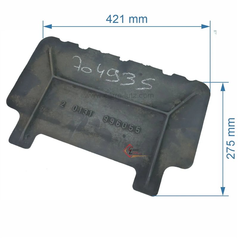 Déflecteur de foyer 1013199605501 pour convecteur Godin 369105
