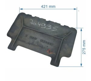 Déflecteur de foyer 1013199605501 pour convecteur Godin 369105